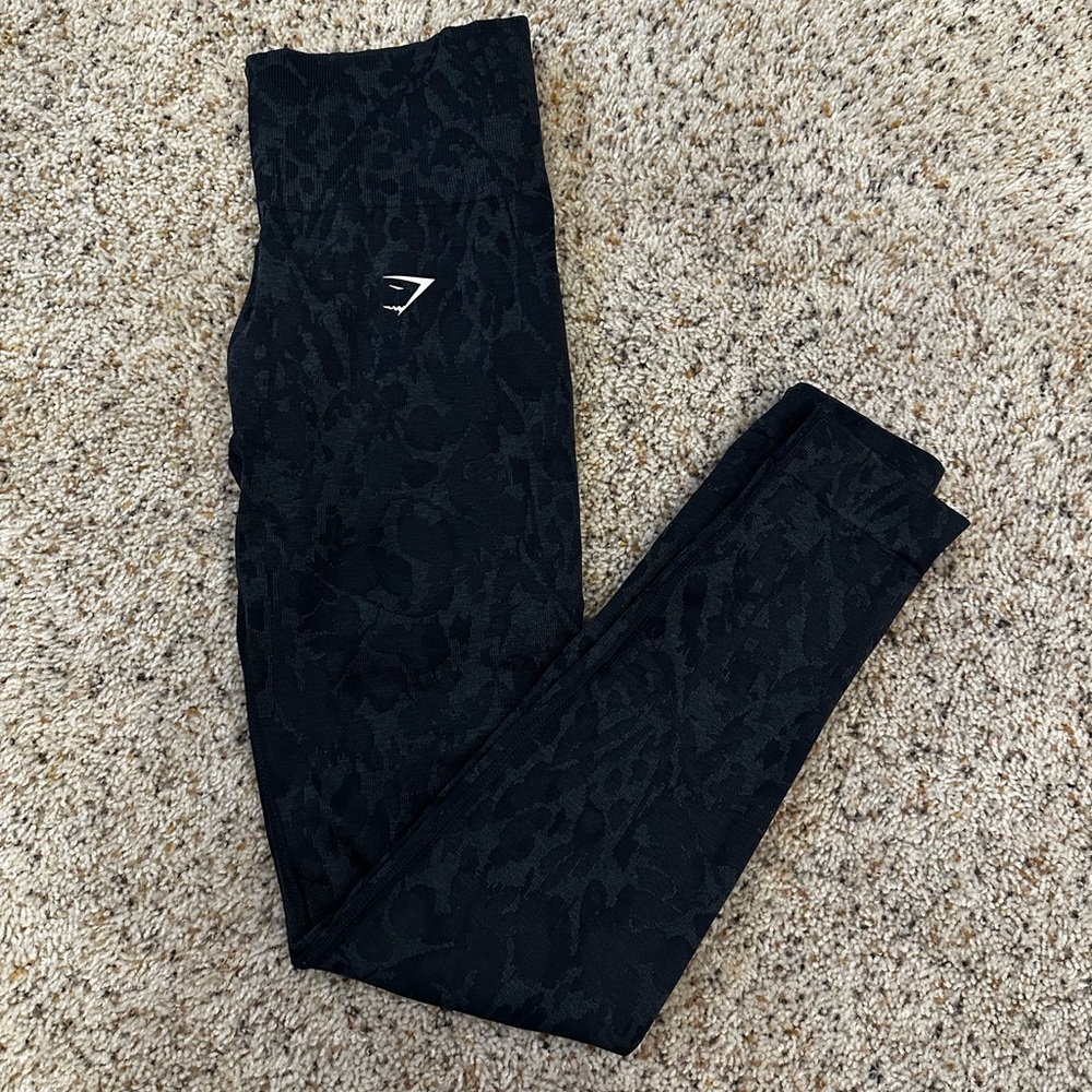 Gymshark Adapt Animal Seamless Leggings - Butterfly | Black